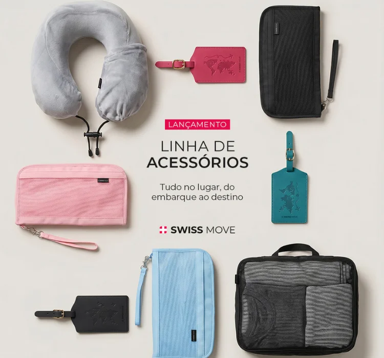 Viaje com segurança com malas de viagem resistente