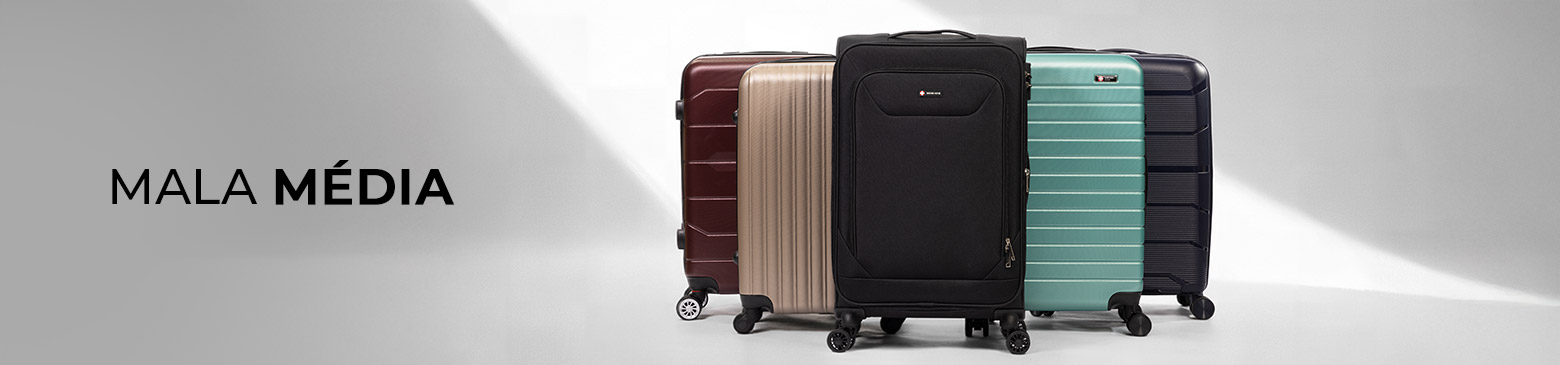Malas médias, mala de  viagem 23kg