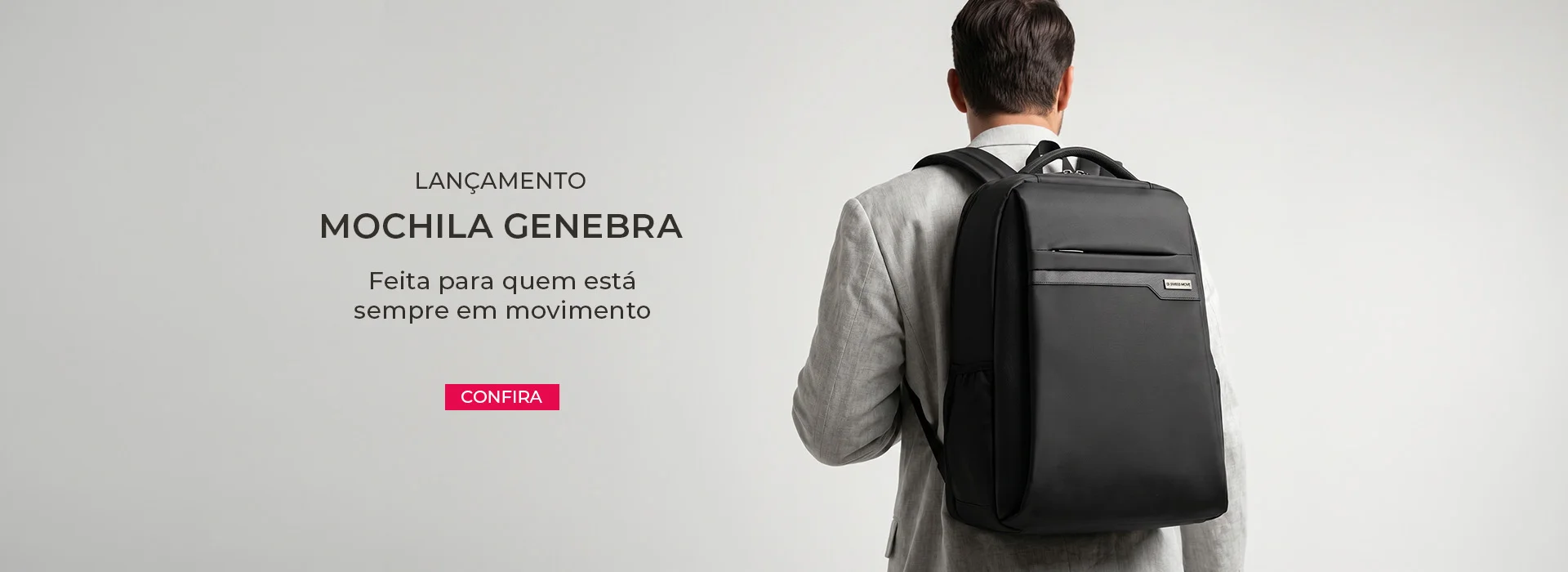 Lançamento mochila Genebra com 20% off no pix 