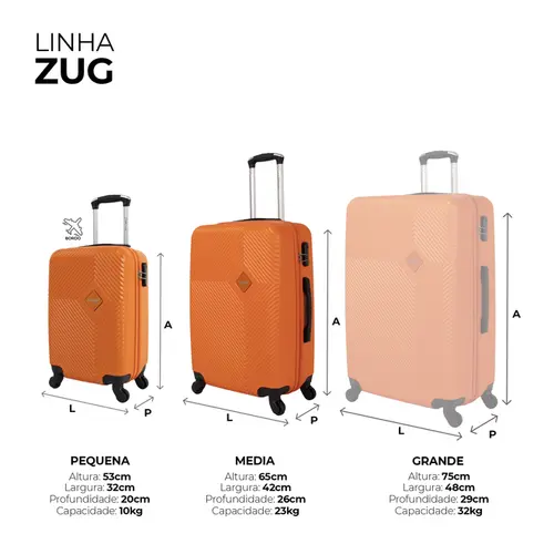 Kit de Mala de Viagem Laranja: Energia e Alta Visibilidade | Swiss