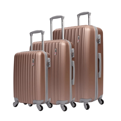 Kit de malas de viagem P/M/G Londres Swiss Move Preto