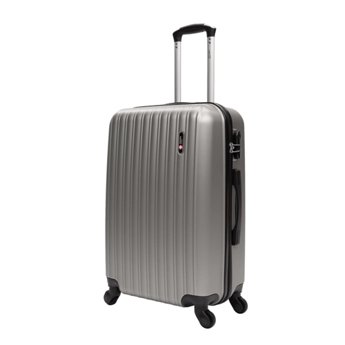 Mala de viagem 23kg média Londres Swiss Move Prata