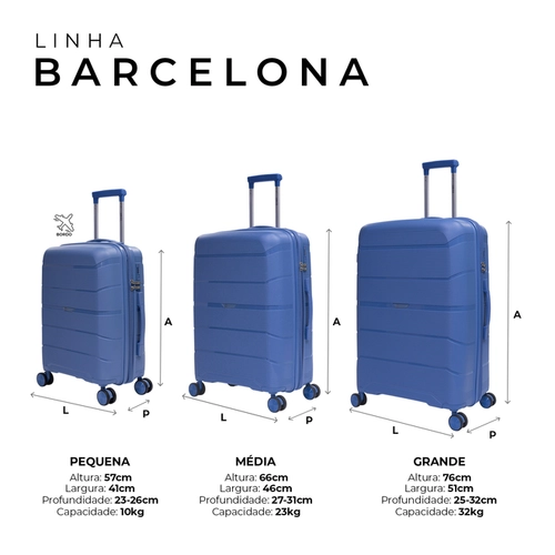 Mala em polipropileno Swiss Move Barcelona