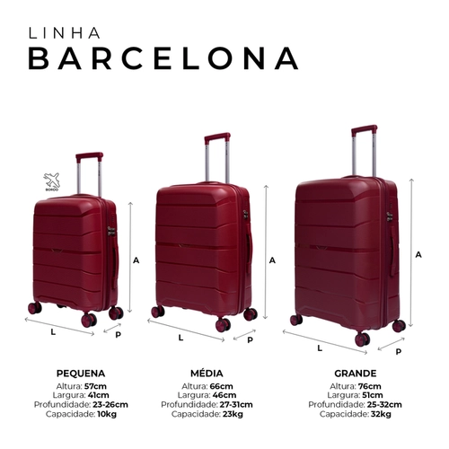 Mala em polipropileno Swiss Move Barcelona