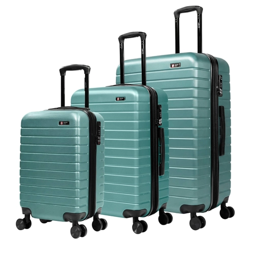 Kit de malas de viagem P/M/G Paris Swiss Move Preto